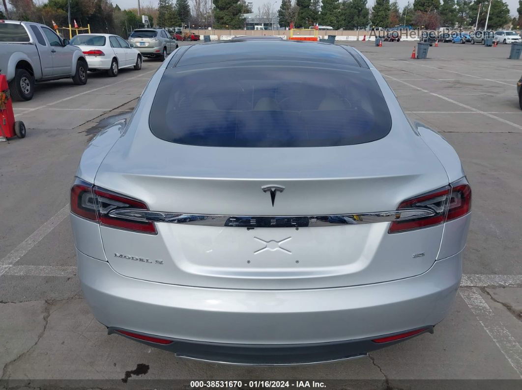 2013 Tesla Model S   Silver vin: 5YJSA1CN0DFP06783