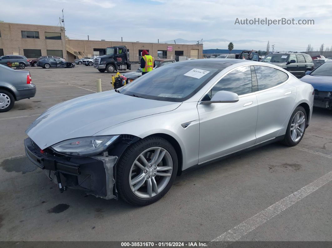 2013 Tesla Model S   Silver vin: 5YJSA1CN0DFP06783