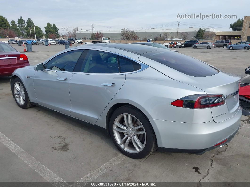 2013 Tesla Model S   Silver vin: 5YJSA1CN0DFP06783