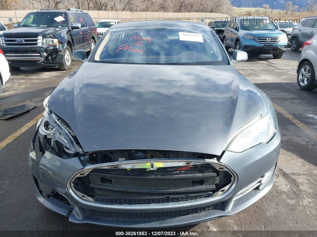 2013 Tesla Model S Gray vin: 5YJSA1CN0DFP15662