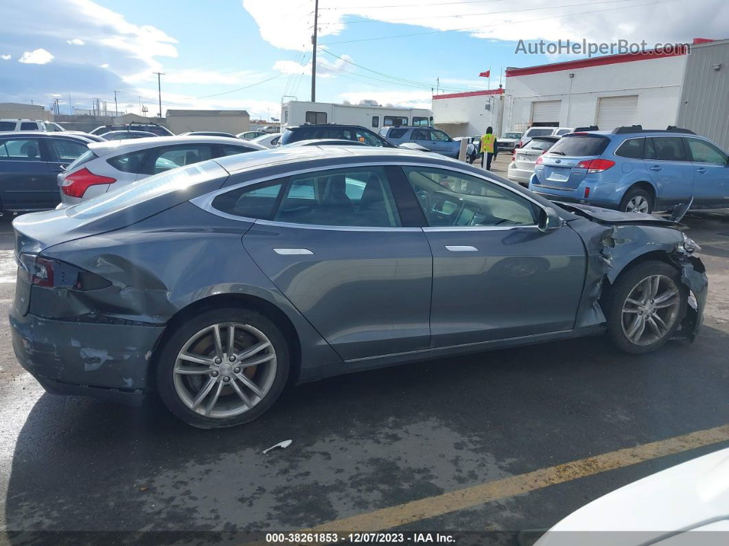 2013 Tesla Model S Gray vin: 5YJSA1CN0DFP15662