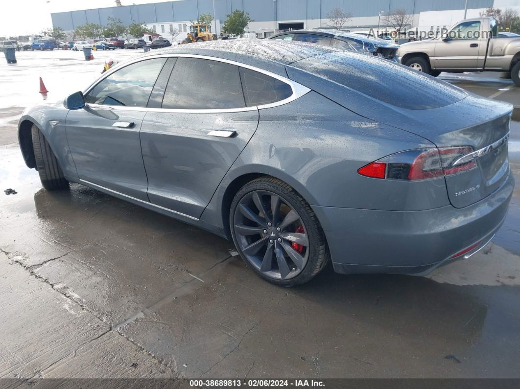 2013 Tesla Model S Green vin: 5YJSA1CN0DFP24765