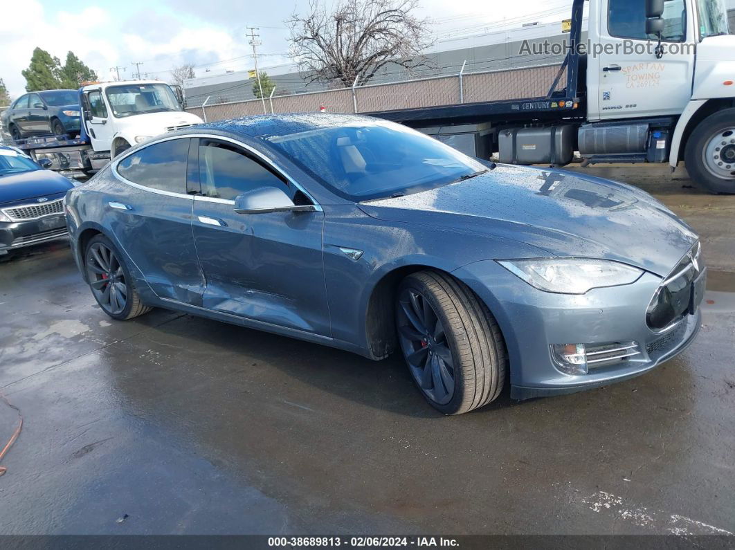 2013 Tesla Model S Green vin: 5YJSA1CN0DFP24765