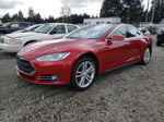 2013 Tesla Model S  Red vin: 5YJSA1CN1DFP13399