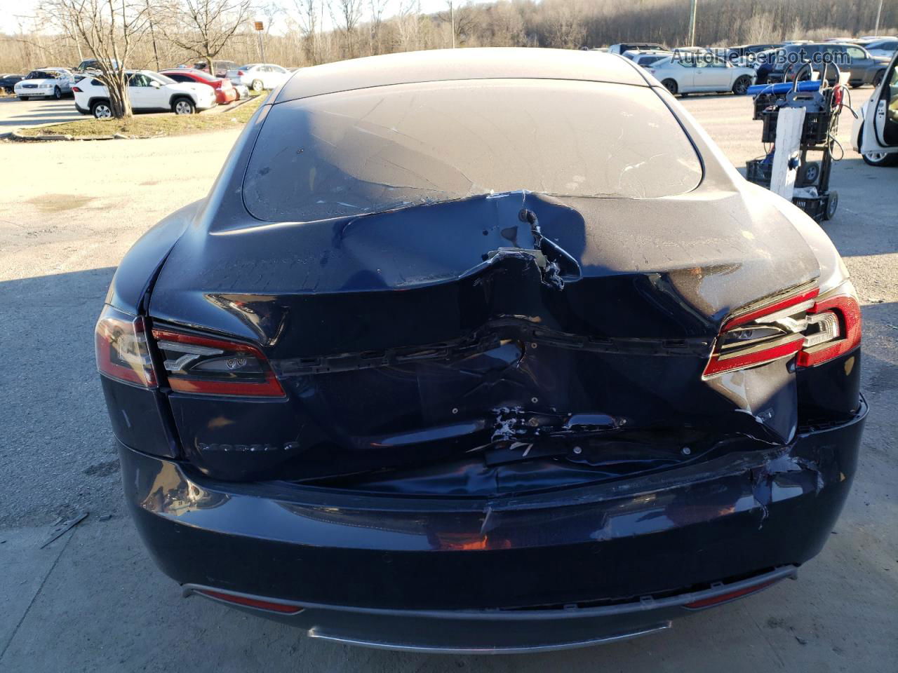 2013 Tesla Model S  Black vin: 5YJSA1CN1DFP25357