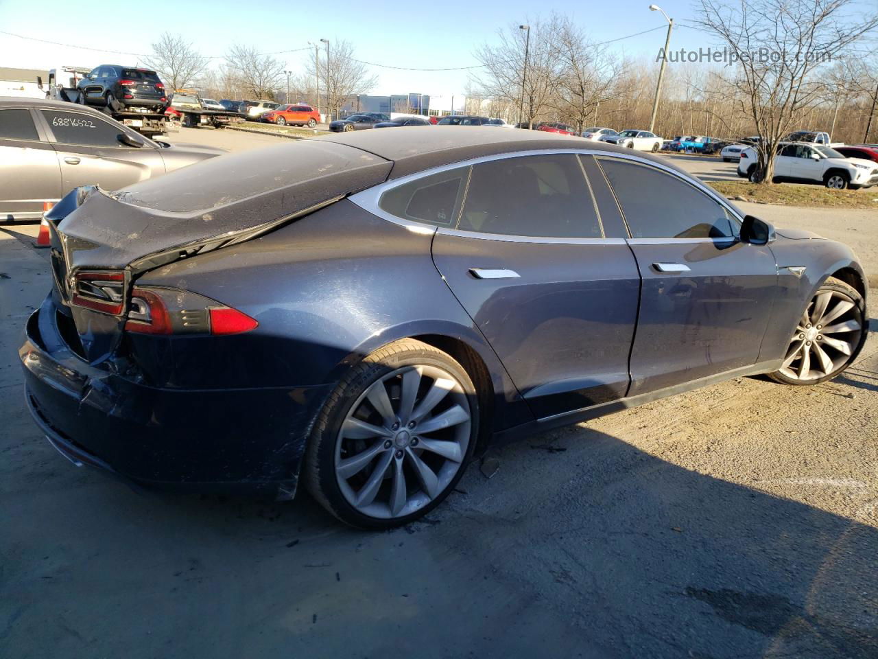 2013 Tesla Model S  Black vin: 5YJSA1CN1DFP25357