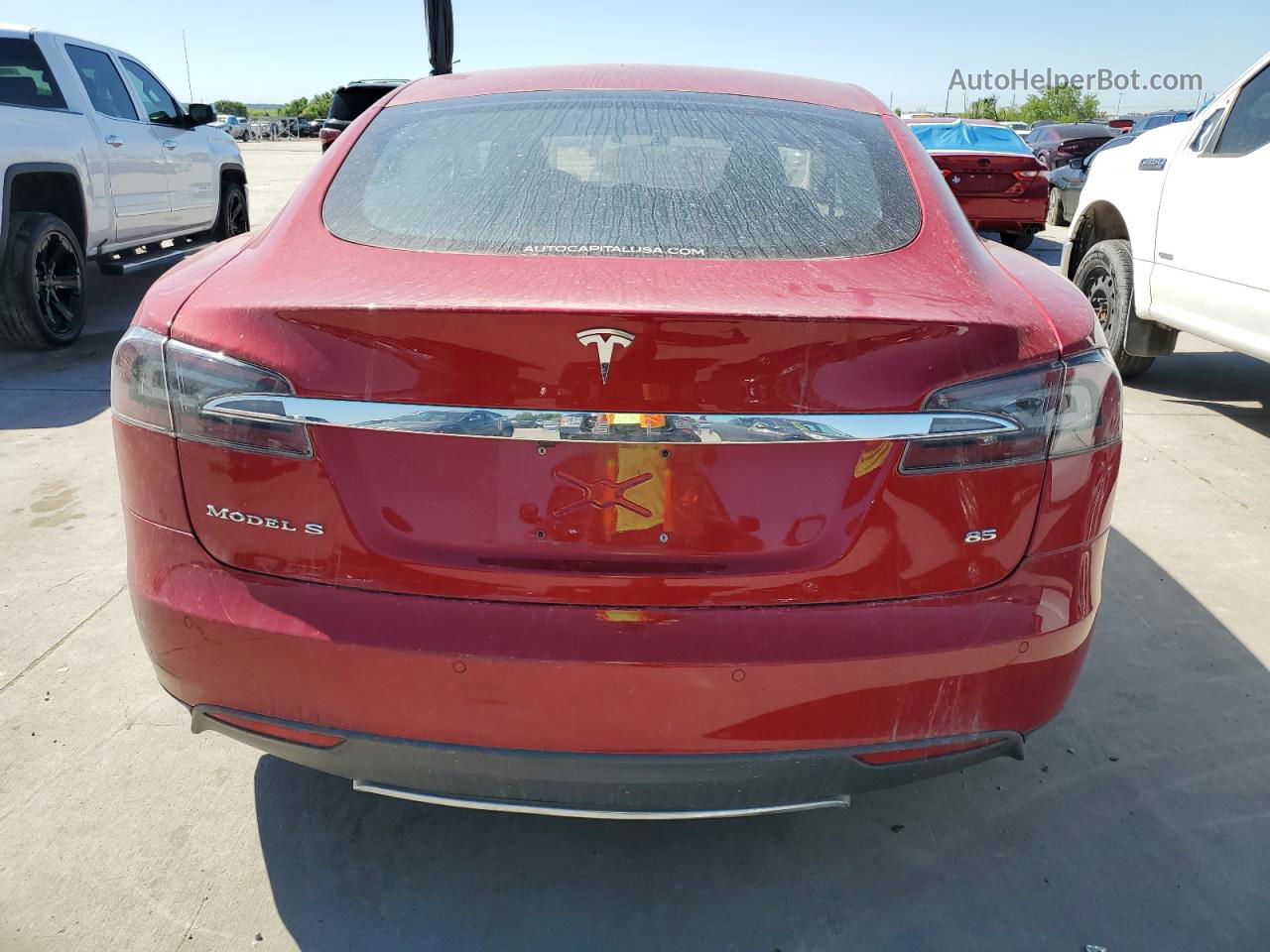 2013 Tesla Model S  Red vin: 5YJSA1CN2DFP23116