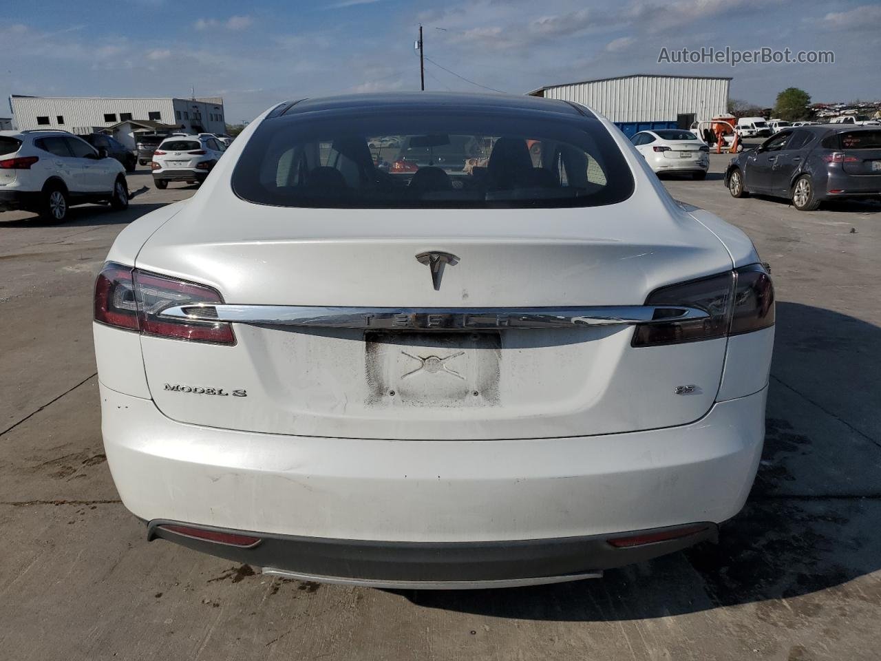 2013 Tesla Model S  Белый vin: 5YJSA1CN3DFP16028