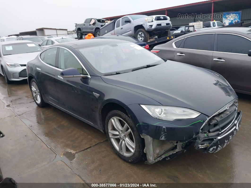 2013 Tesla Model S Blue vin: 5YJSA1CN3DFP26333