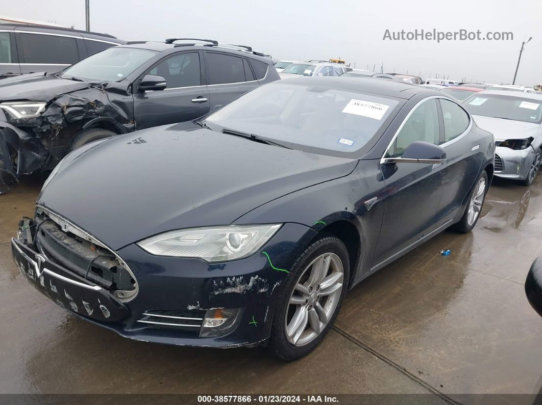 2013 Tesla Model S Blue vin: 5YJSA1CN3DFP26333