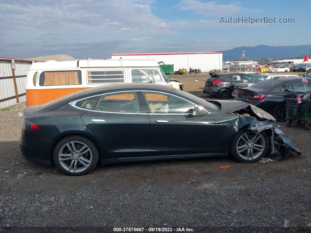 2013 Tesla Model S   Green vin: 5YJSA1CN4DFP07886