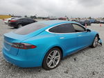 2013 Tesla Model S  Blue vin: 5YJSA1CN4DFP08083