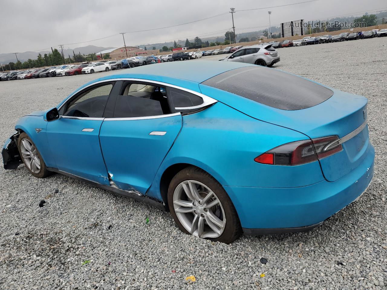 2013 Tesla Model S  Blue vin: 5YJSA1CN4DFP08083