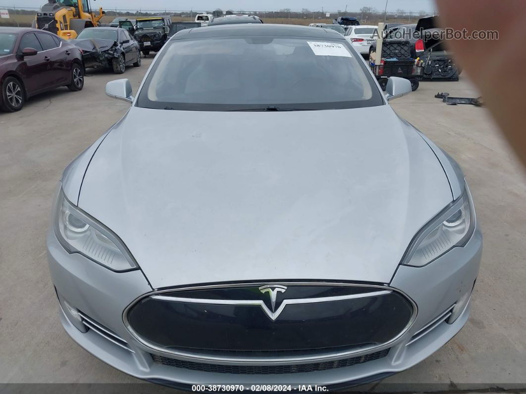 2013 Tesla Model S   Silver vin: 5YJSA1CN4DFP21433