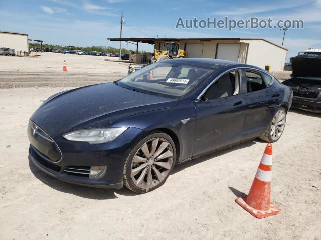 2013 Tesla Model S  Blue vin: 5YJSA1CN4DFP26857