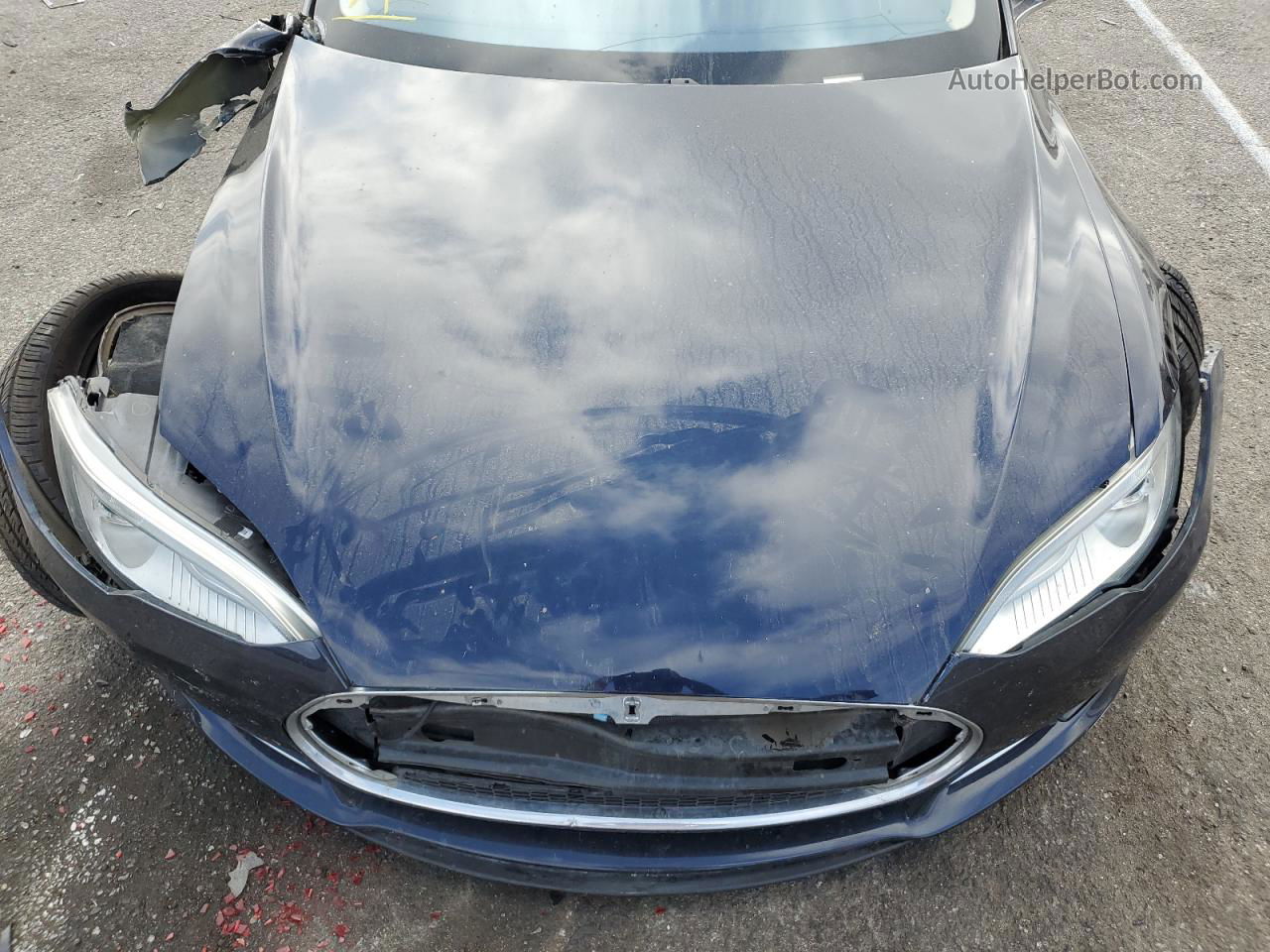 2013 Tesla Model S  Blue vin: 5YJSA1CN5DFP05726