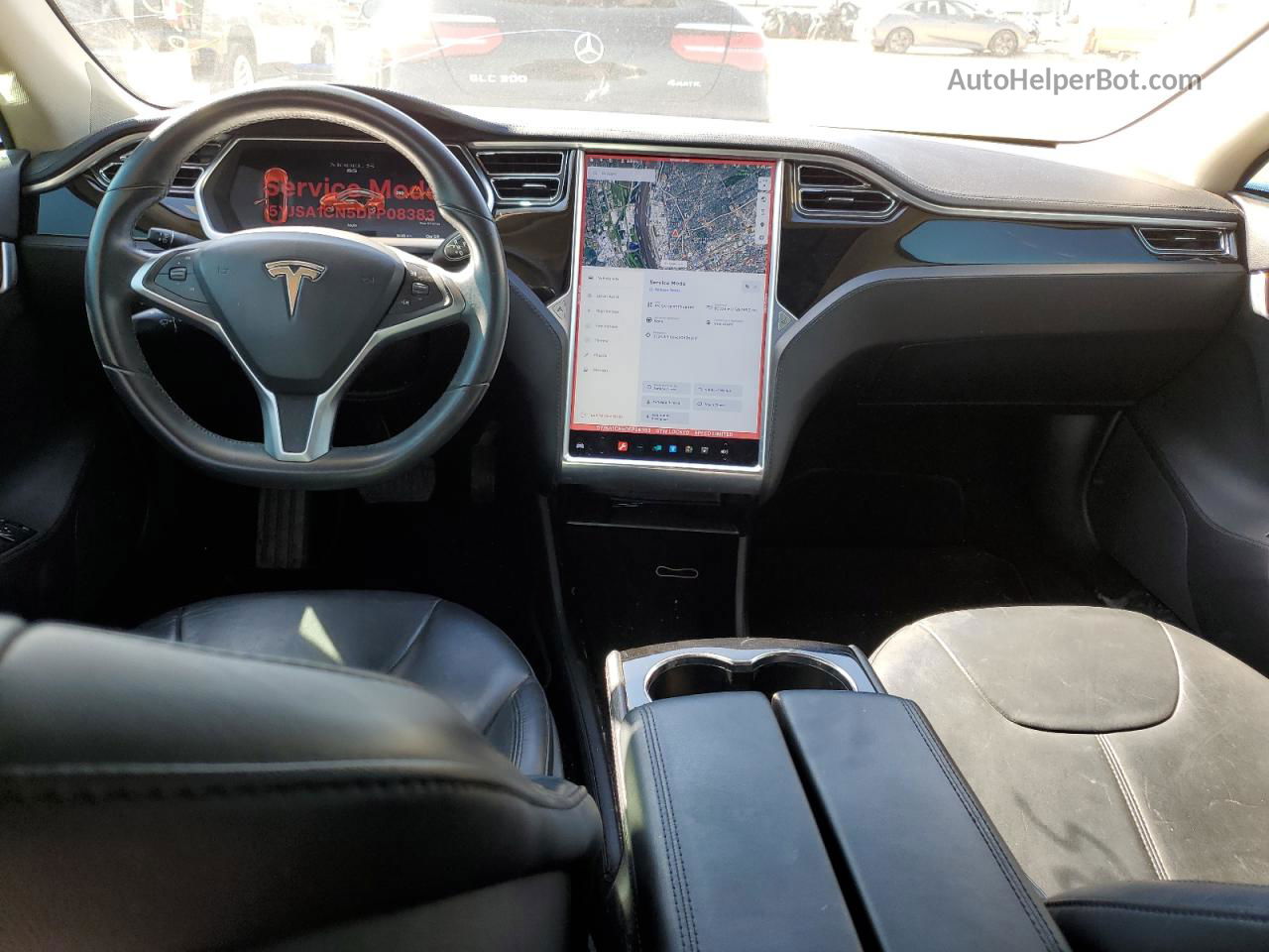 2013 Tesla Model S Красный vin: 5YJSA1CN5DFP08383