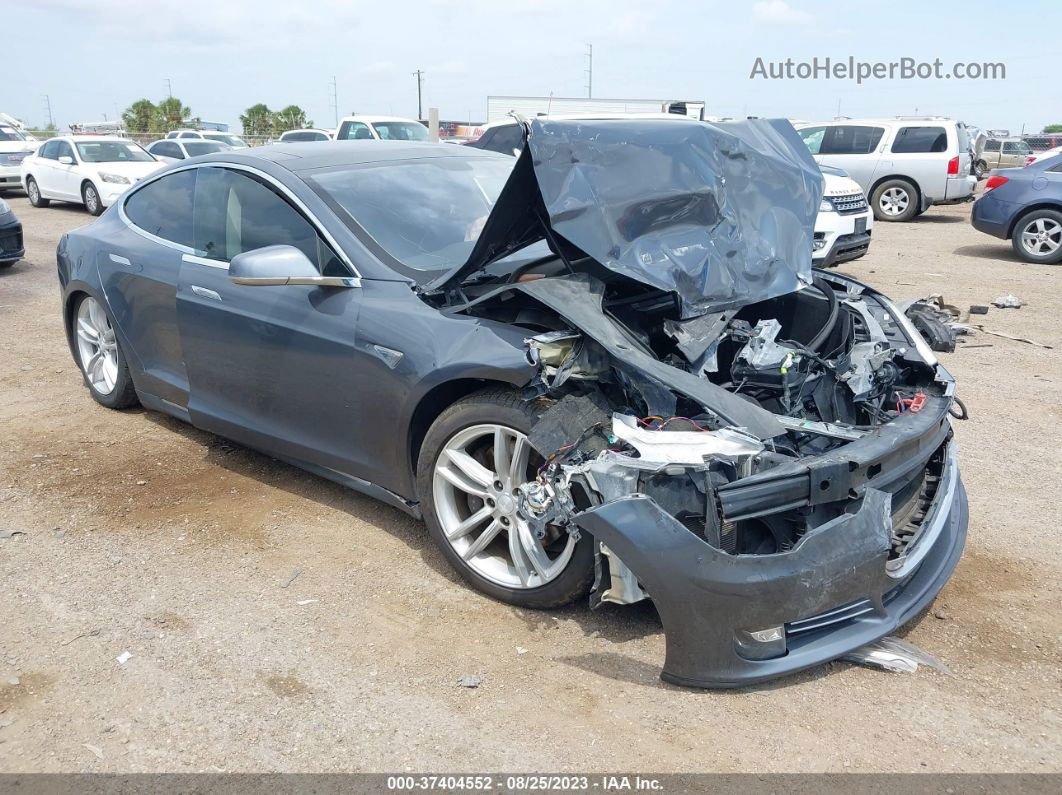 2013 Tesla Model S   Серый vin: 5YJSA1CN5DFP15852