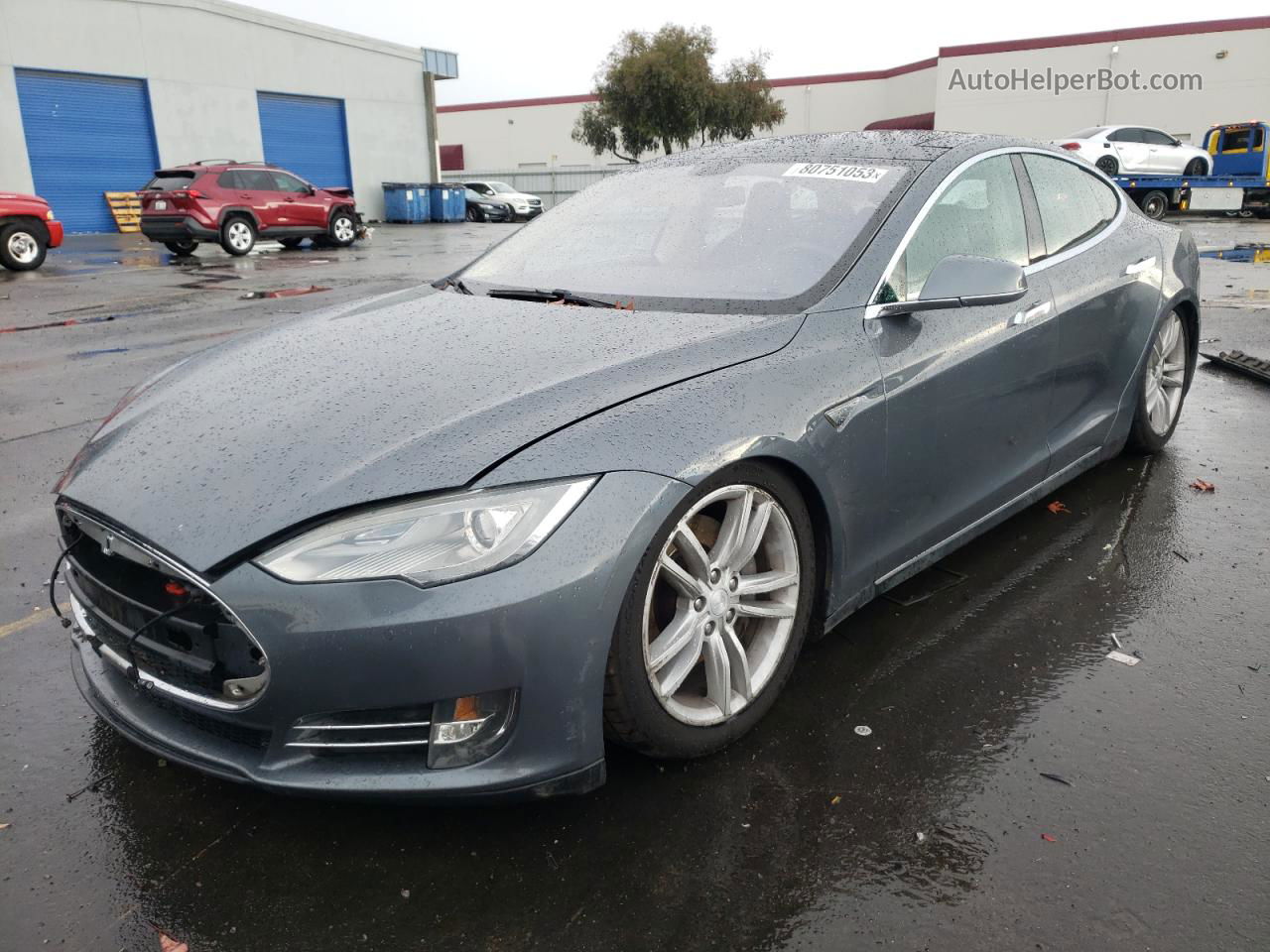 2013 Tesla Model S  Gray vin: 5YJSA1CN5DFP18931