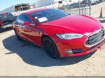 2013 Tesla Model S Red vin: 5YJSA1CN5DFP21800
