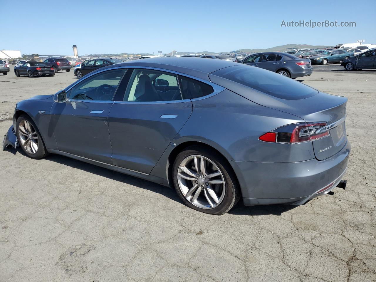 2013 Tesla Model S  Gray vin: 5YJSA1CN5DFP22512