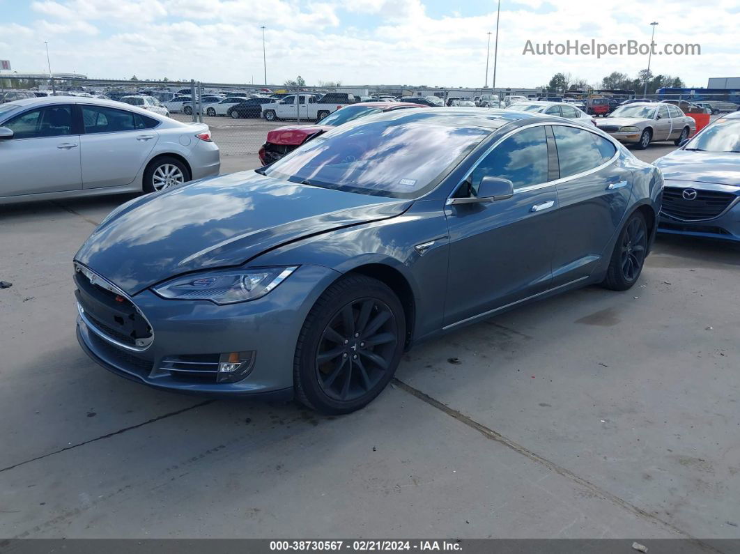 2013 Tesla Model S   Gray vin: 5YJSA1CN6DFP20008