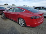 2013 Tesla Model S  Red vin: 5YJSA1CN6DFP28254