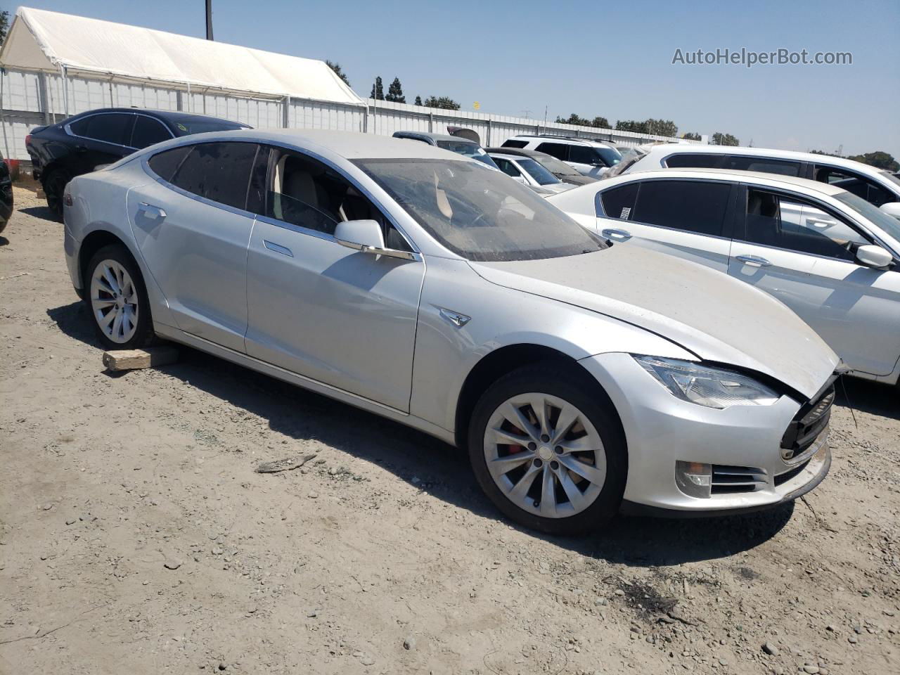 2013 Tesla Model S  Silver vin: 5YJSA1CN7DFP14699