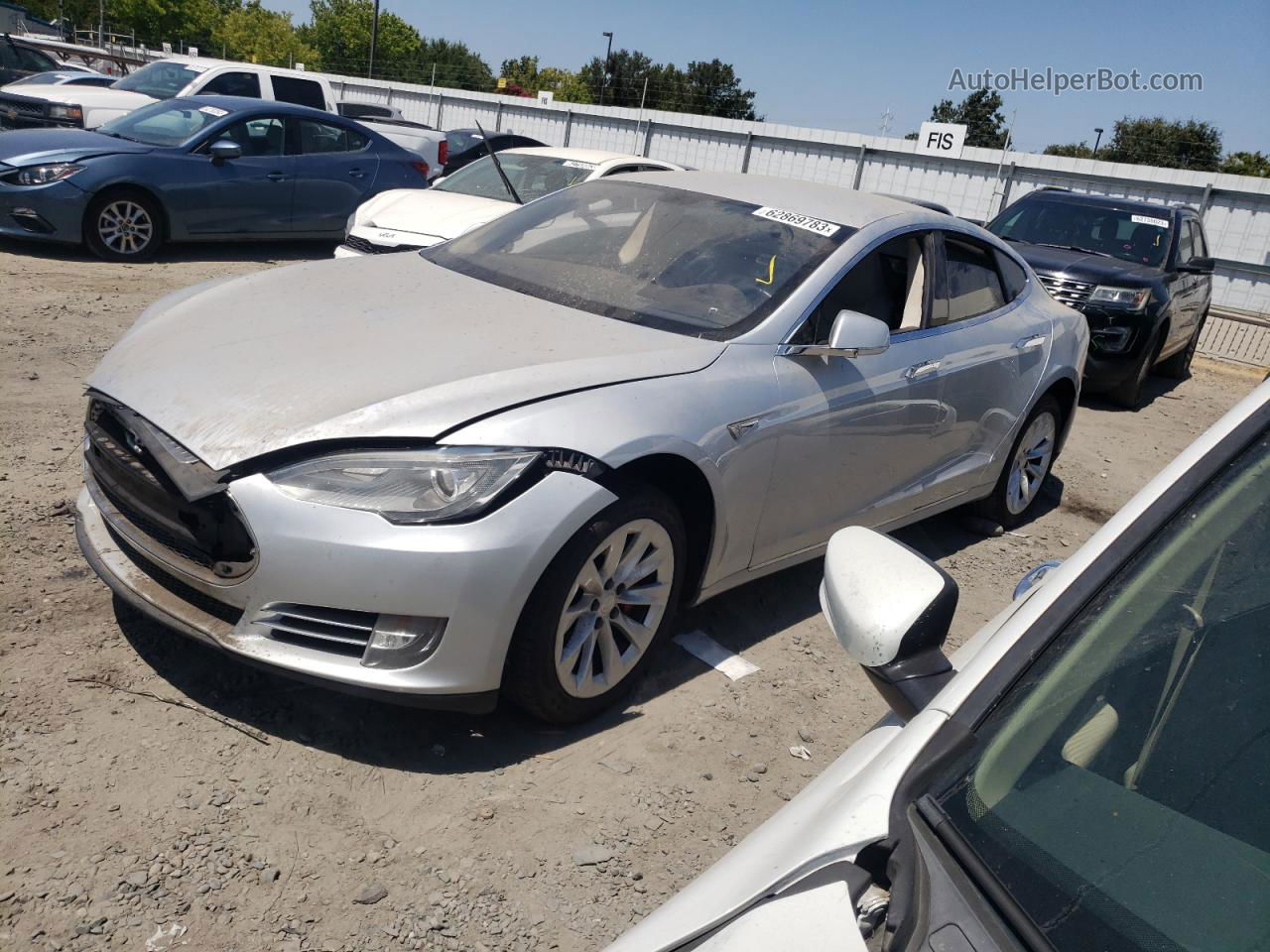 2013 Tesla Model S  Silver vin: 5YJSA1CN7DFP14699