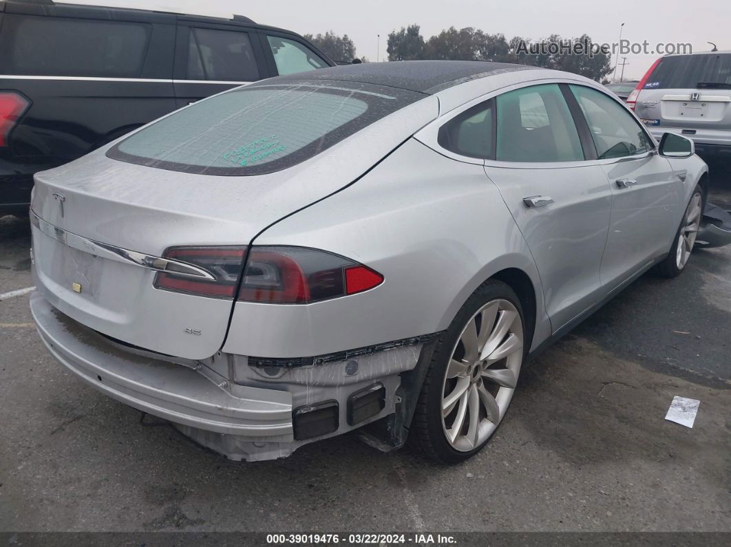 2013 Tesla Model S   Silver vin: 5YJSA1CN8DFP15800