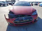 2013 Tesla Model S  Red vin: 5YJSA1CN8DFP21919