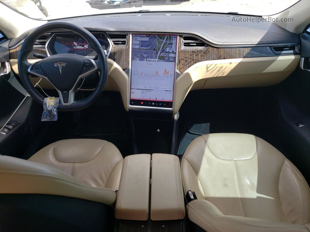 2013 Tesla Model S  Белый vin: 5YJSA1CN8DFP24125