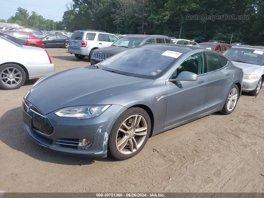 2013 Tesla Model S   Gray vin: 5YJSA1CN9DFP04367