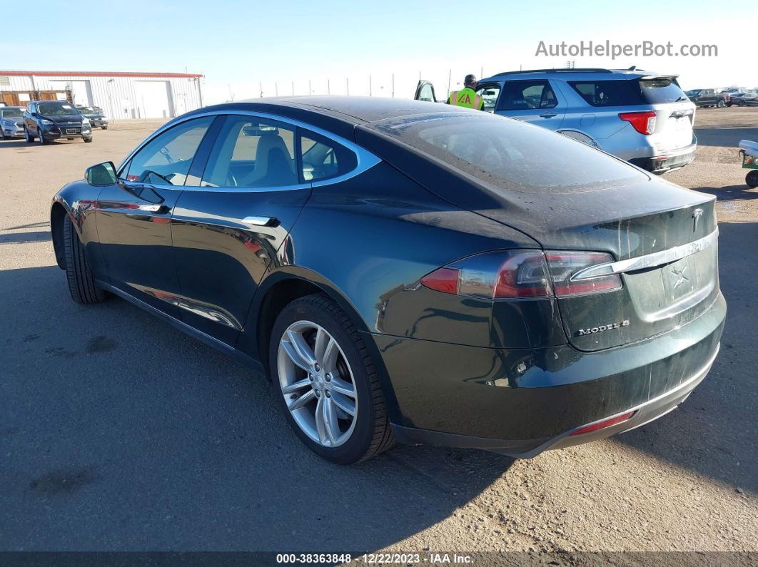 2013 Tesla Model S Green vin: 5YJSA1CN9DFP06068