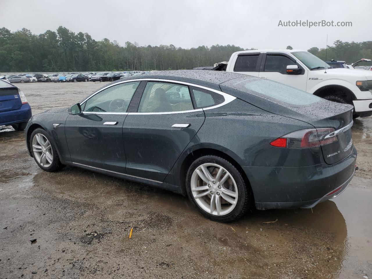 2013 Tesla Model S  Gray vin: 5YJSA1CN9DFP26594