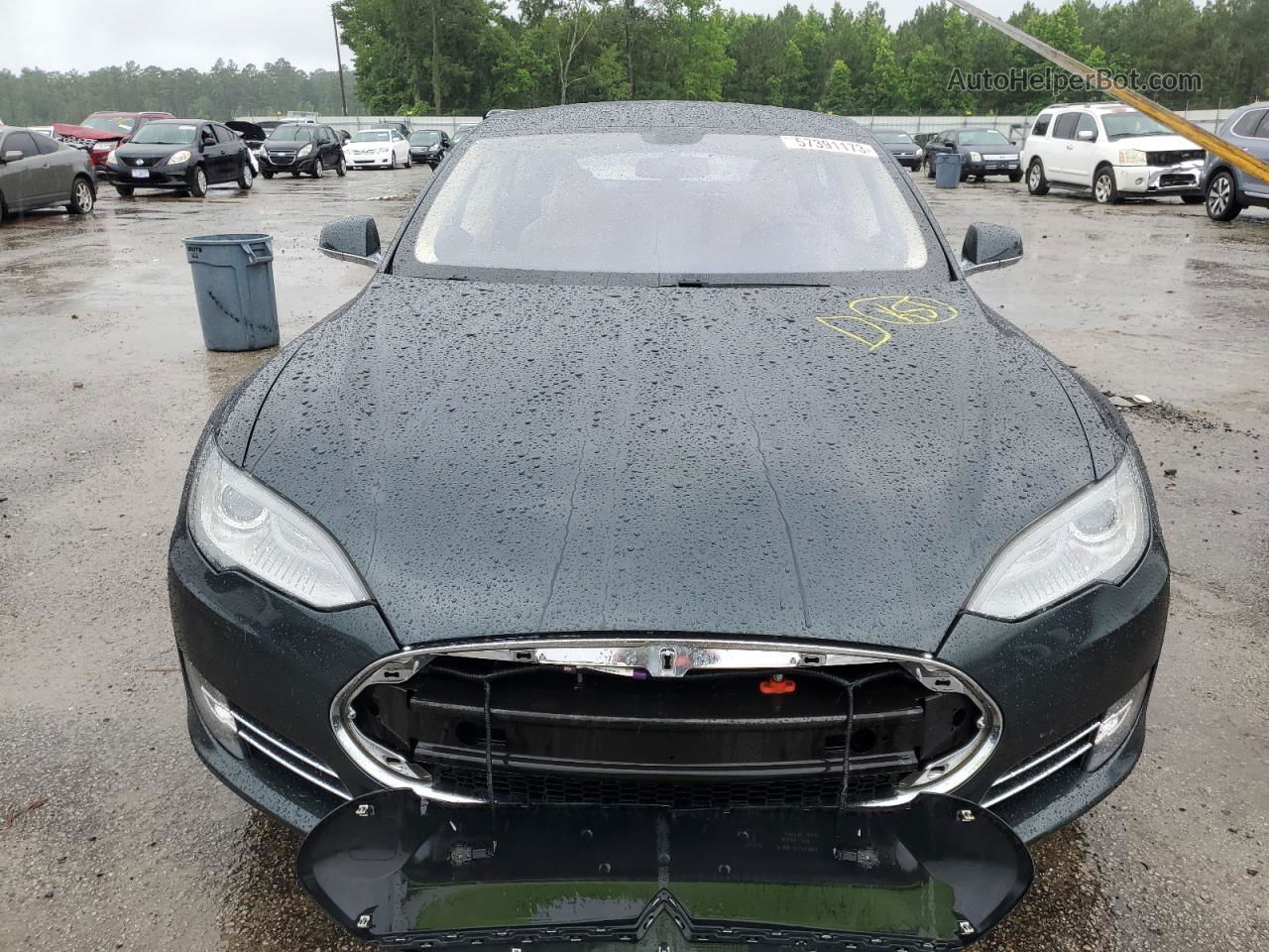 2013 Tesla Model S  Gray vin: 5YJSA1CN9DFP26594