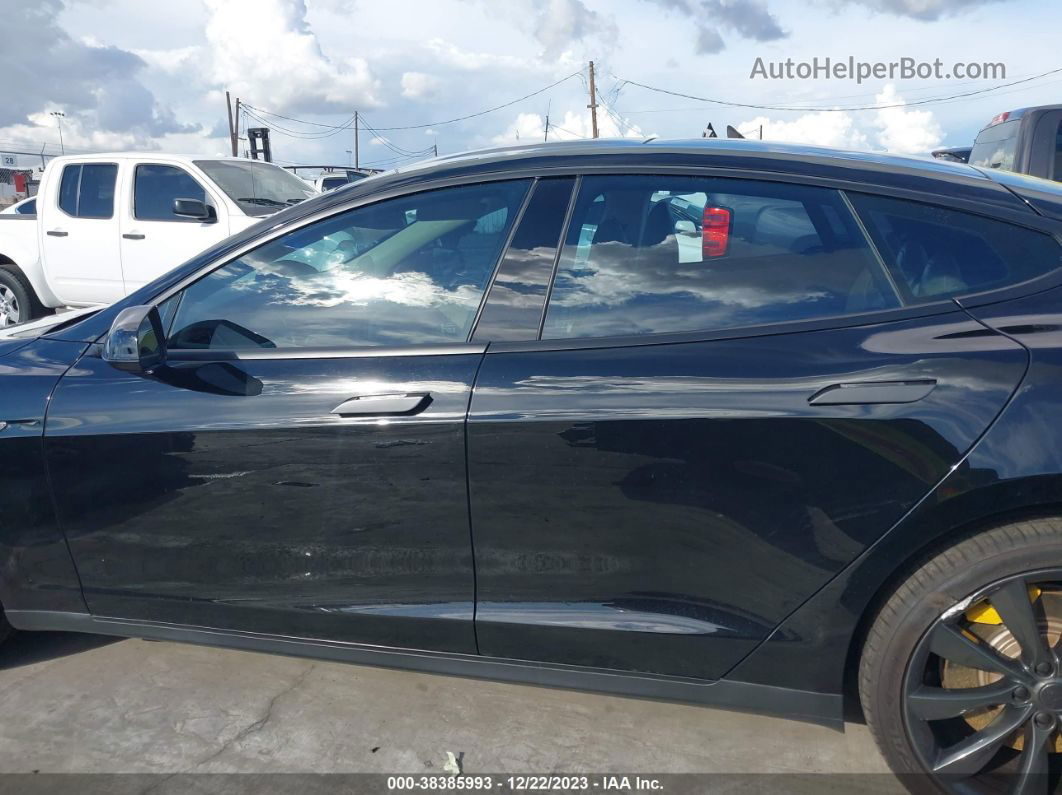 2013 Tesla Model S Black vin: 5YJSA1CNXDFP09979