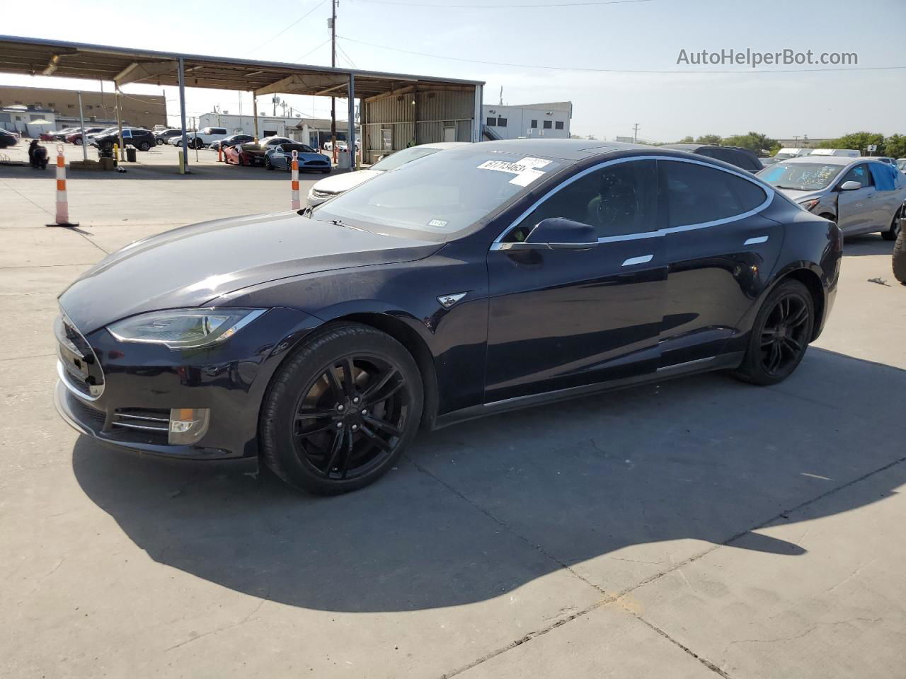 2013 Tesla Model S  Blue vin: 5YJSA1CNXDFP17211