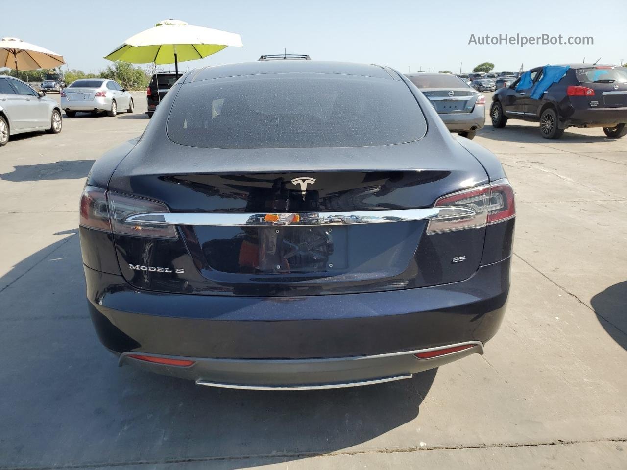 2013 Tesla Model S  Синий vin: 5YJSA1CNXDFP17211