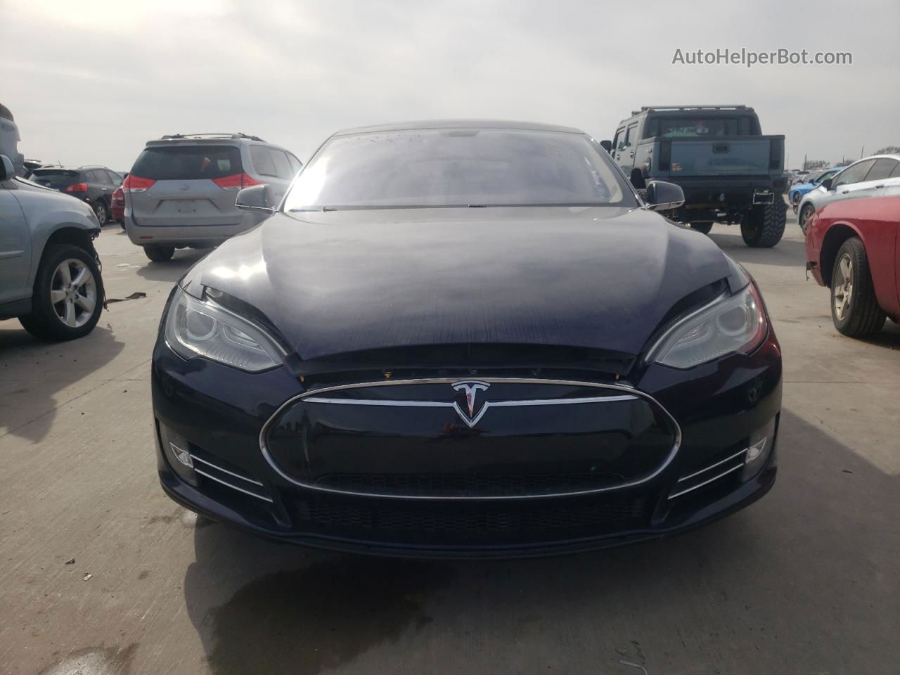 2013 Tesla Model S Blue vin: 5YJSA1CNXDFP22649