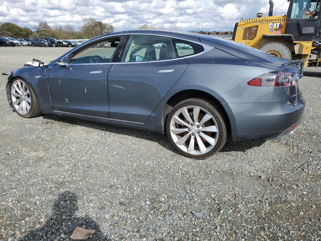 2013 Tesla Model S  Silver vin: 5YJSA1CP0DFP05649