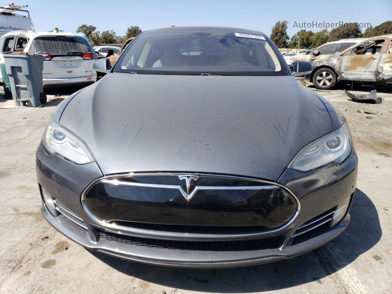 2013 Tesla Model S  Серый vin: 5YJSA1CP0DFP07014