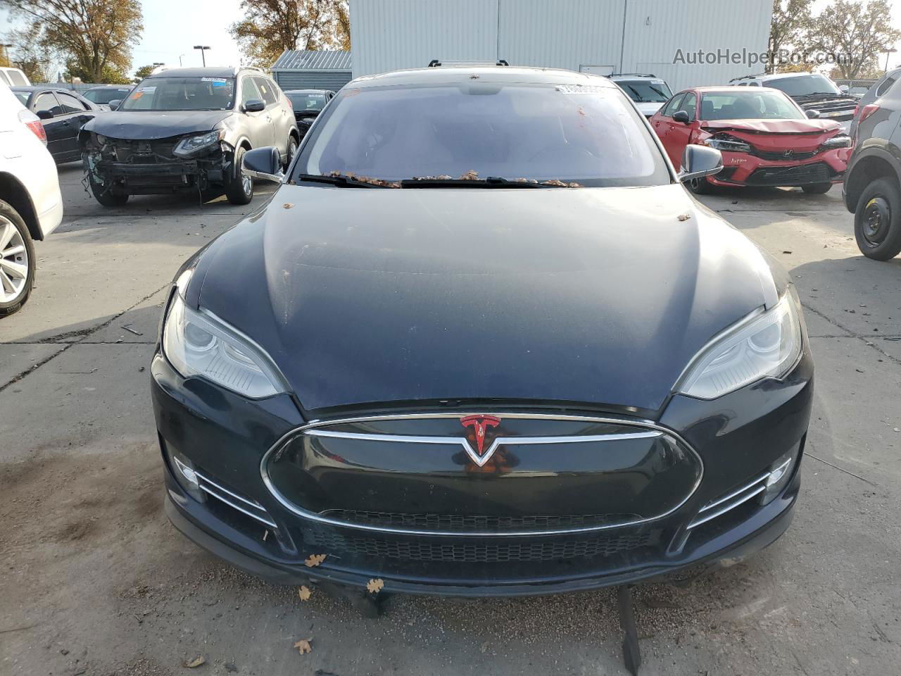 2013 Tesla Model S  Blue vin: 5YJSA1CP1DFP05434