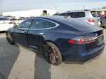 2013 Tesla Model S  Blue vin: 5YJSA1CP1DFP05434