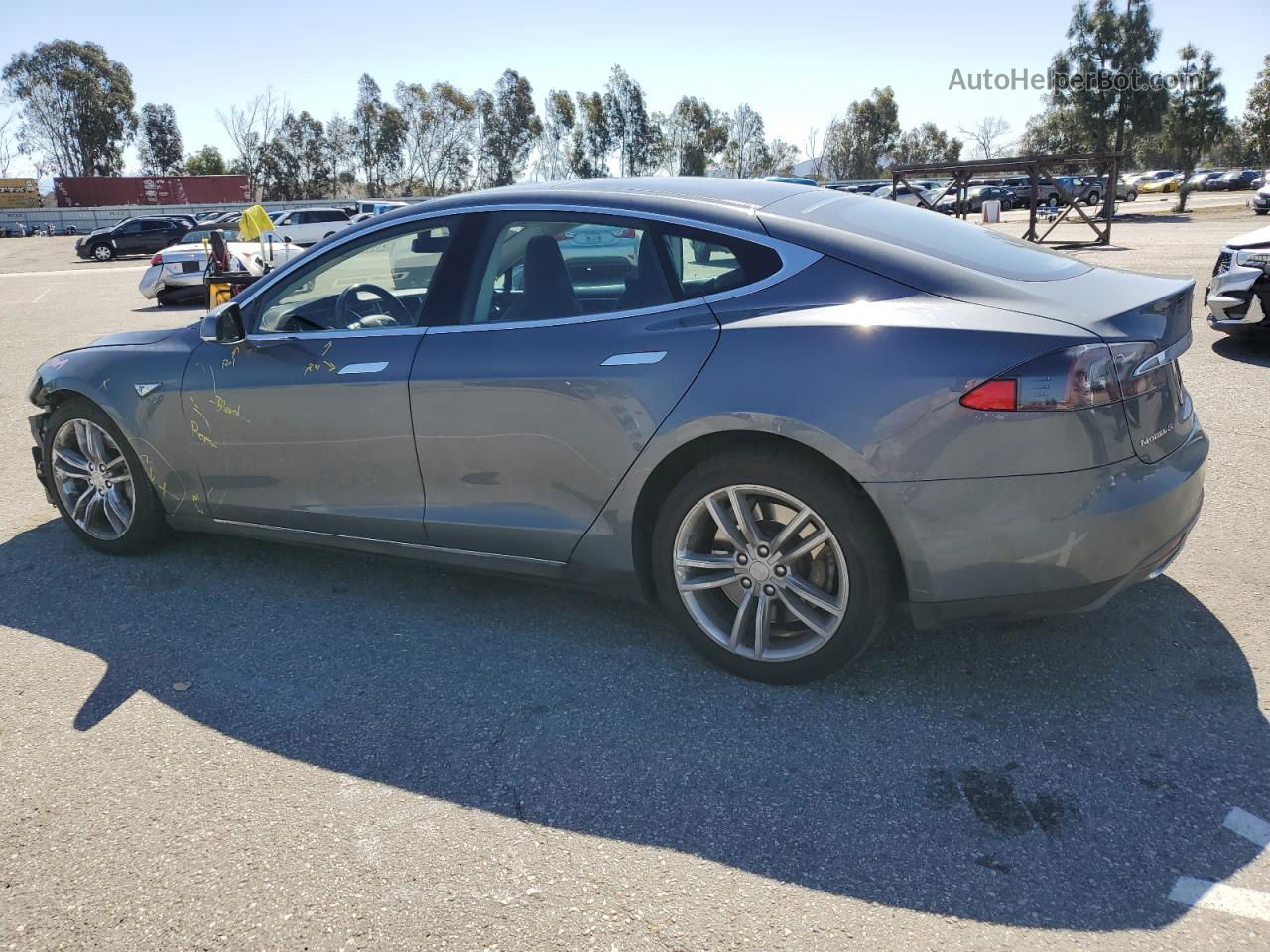 2013 Tesla Model S  Серый vin: 5YJSA1CP1DFP26669