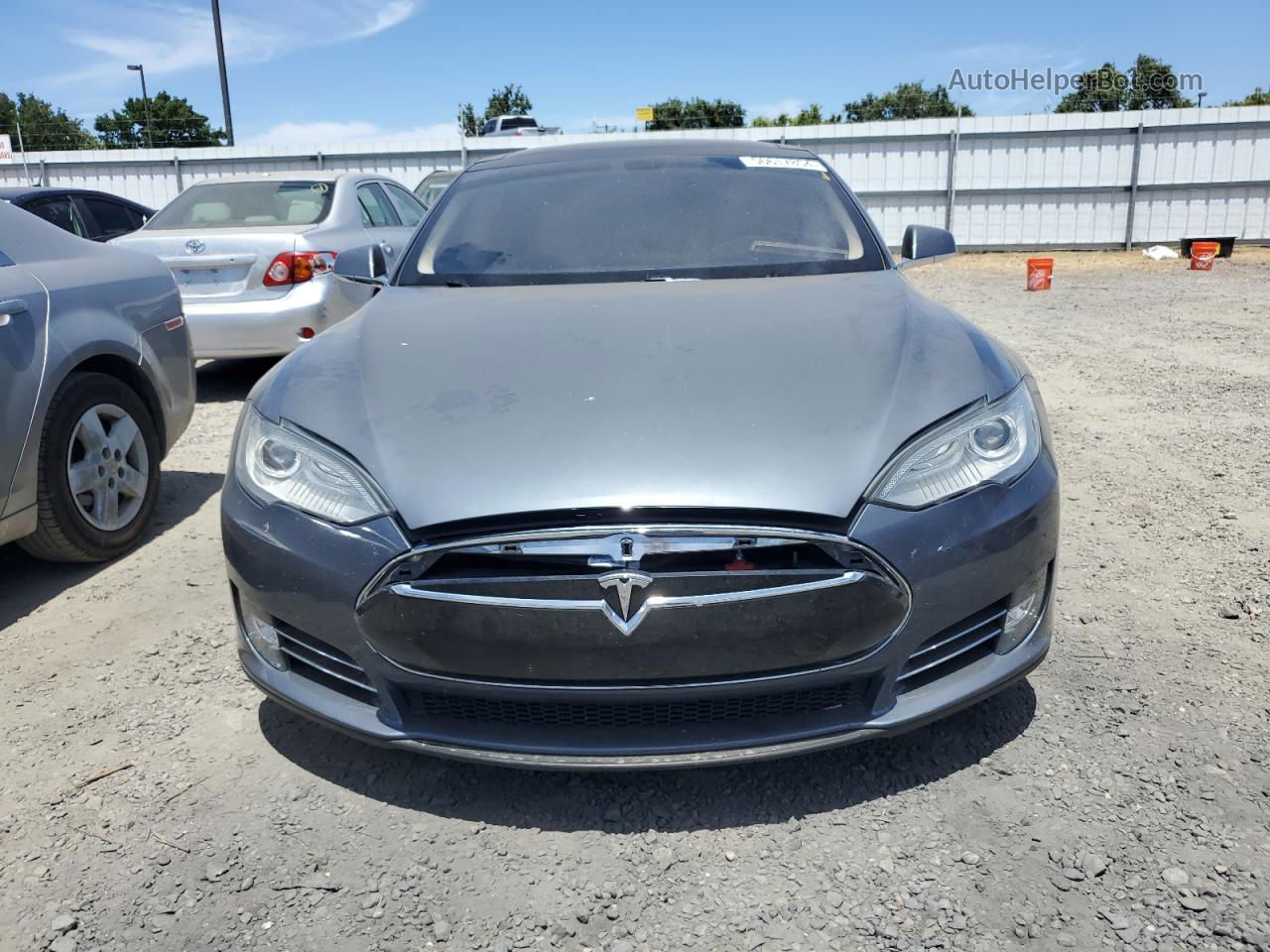 2013 Tesla Model S  Gray vin: 5YJSA1CP2DFP04650