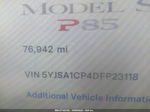 2013 Tesla Model S Performance Black vin: 5YJSA1CP4DFP23118