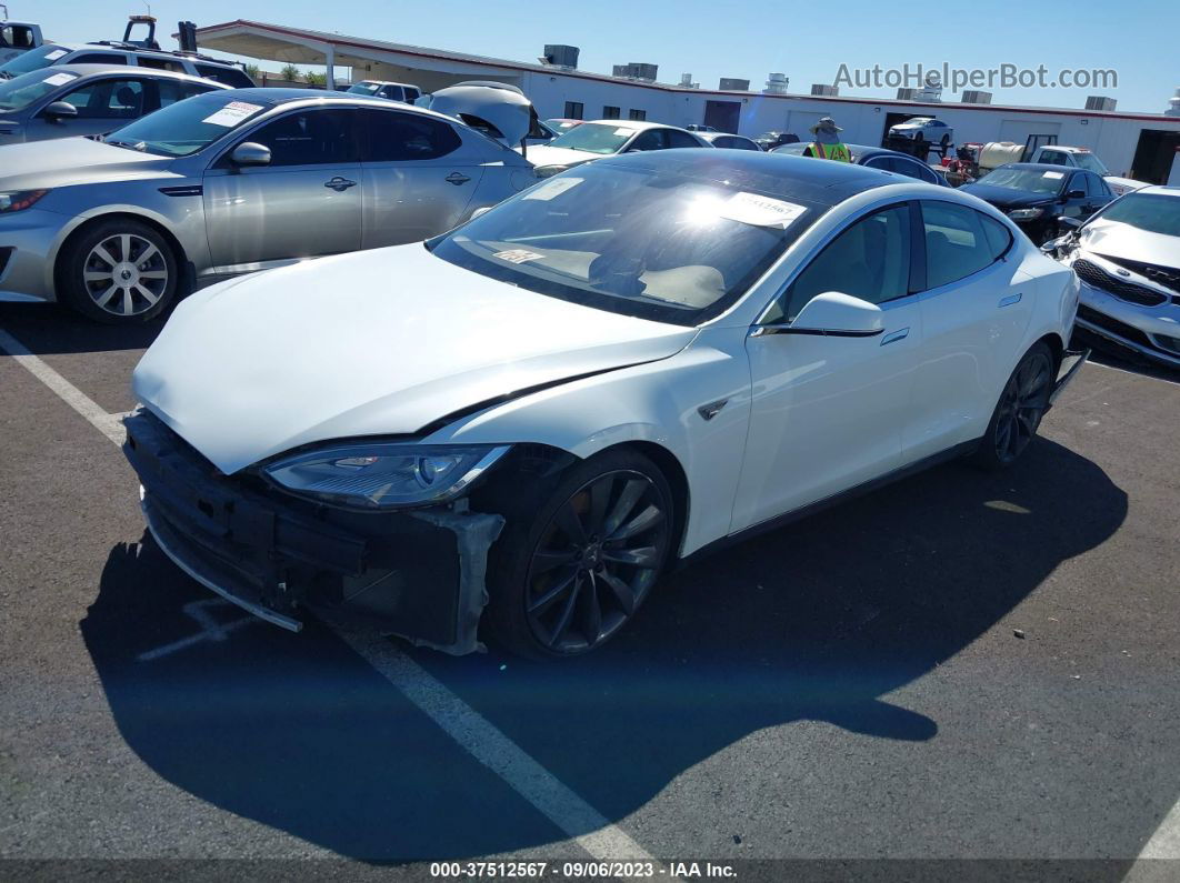 2013 Tesla Model S Performance White vin: 5YJSA1CP5DFP05176