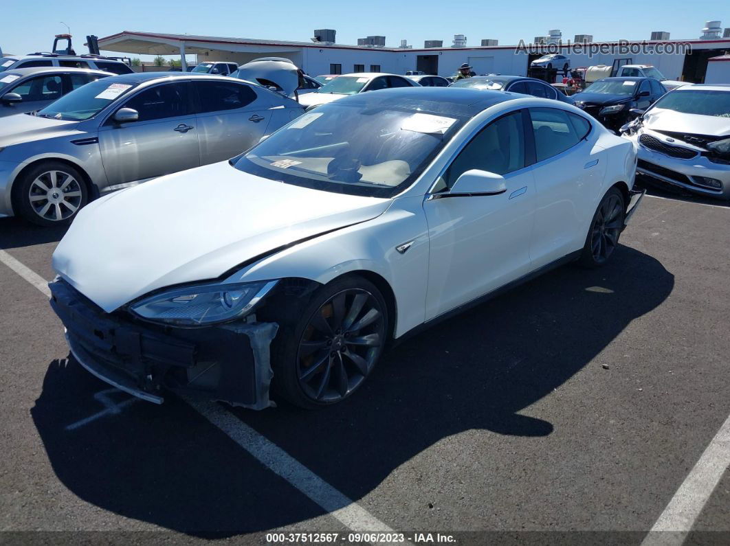 2013 Tesla Model S Performance Белый vin: 5YJSA1CP5DFP05176