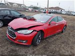 2013 Tesla Model S Performance Red vin: 5YJSA1CP6DFP09947